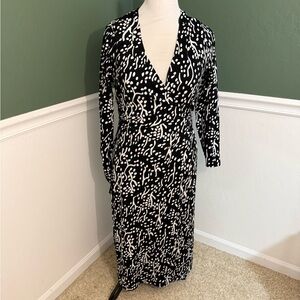 Diane von Furstenberg x Target Black & White Wrap Dress – Size XL (NWT)